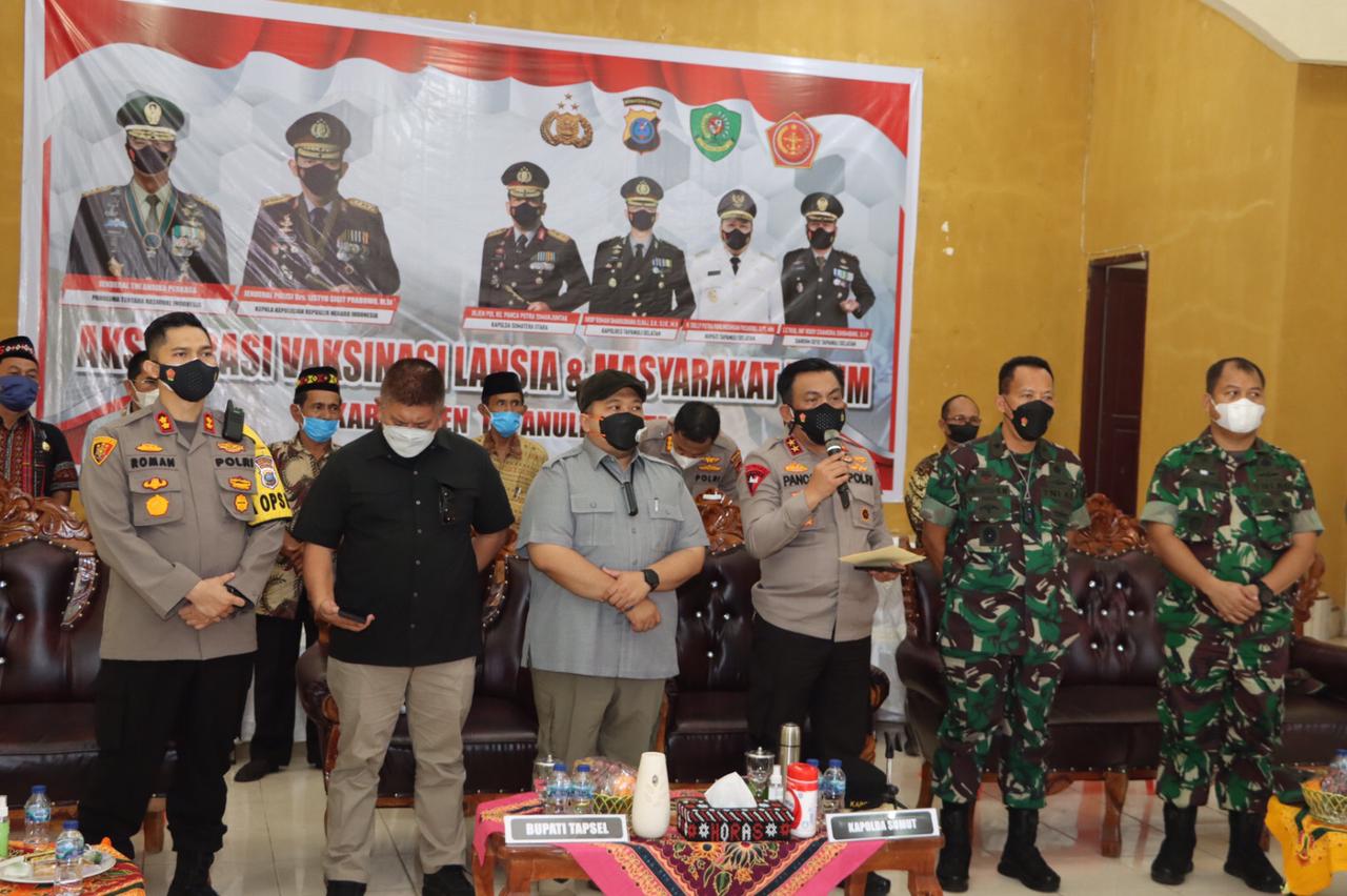 Kejar Vaksin Booster, Kapolda Sumut : Terimakasih Polres yang Capai Target Dosis III