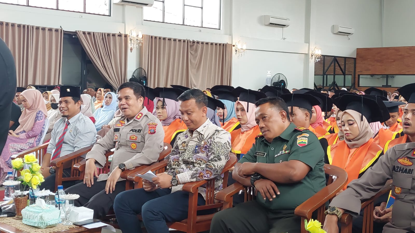 KAPOLRES BINJAI HADIRI UPACARA WISUDA SARJANA XXIII STAI AL-ISHLAHIYAH