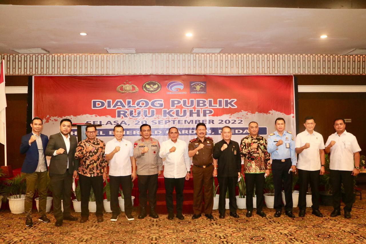 Forkopimda Sumut Hadiri Dialog Publik Sosialisasi RUU KUHP