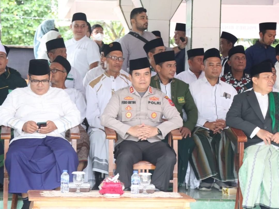 KAPOLRES BINJAI MENGHADIRI PERINGATAN HARI SANTRI NASIONAL 2022