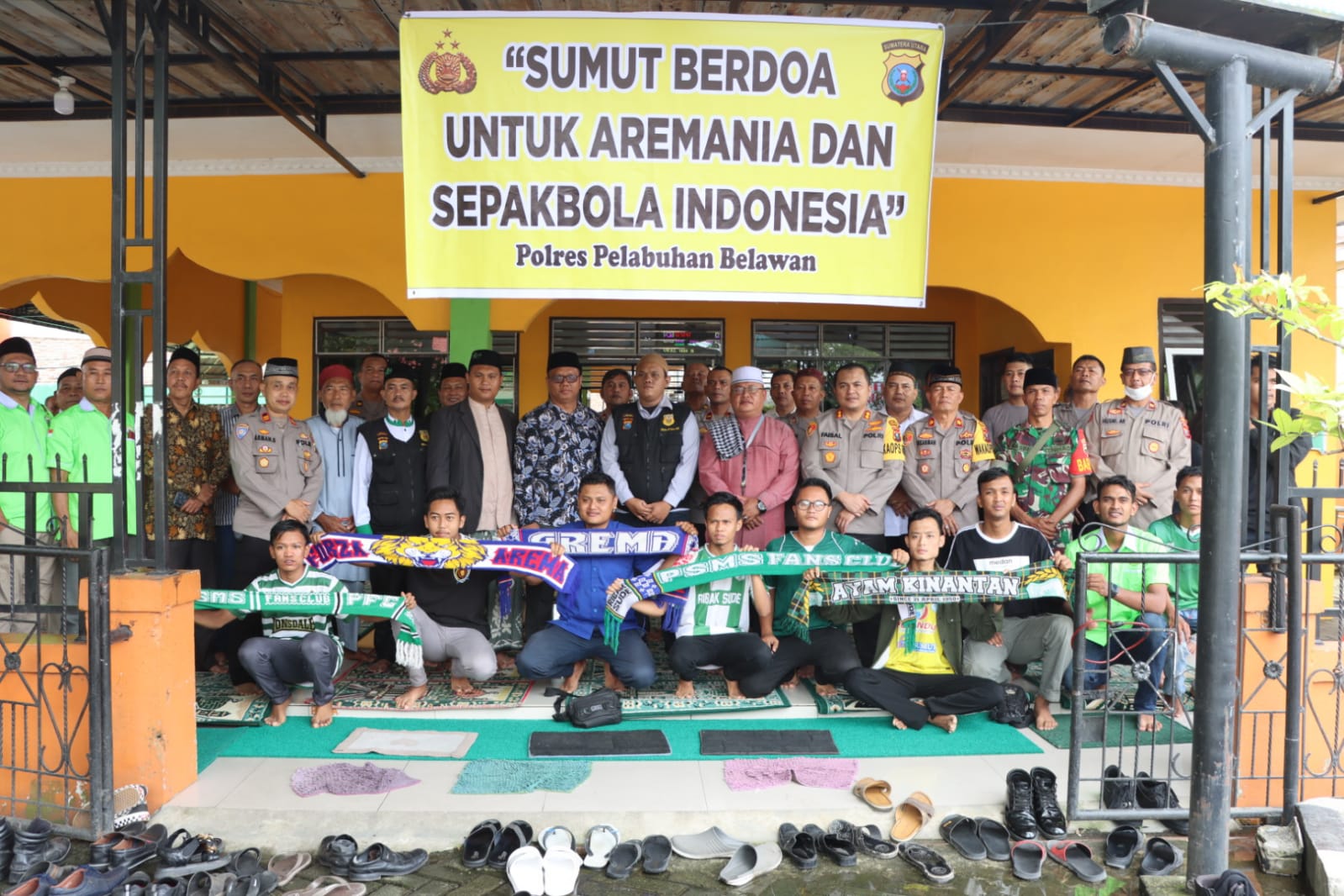 Polres Pelabuhan Belawan Adakan Sholat Ghoib Dan Doa Buat Korban Kanjuruan