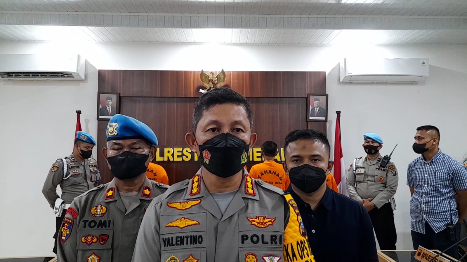 Polrestabes Medan Tindak Tegas 3 Anggota Coba Rampok Sepeda Motor Warga