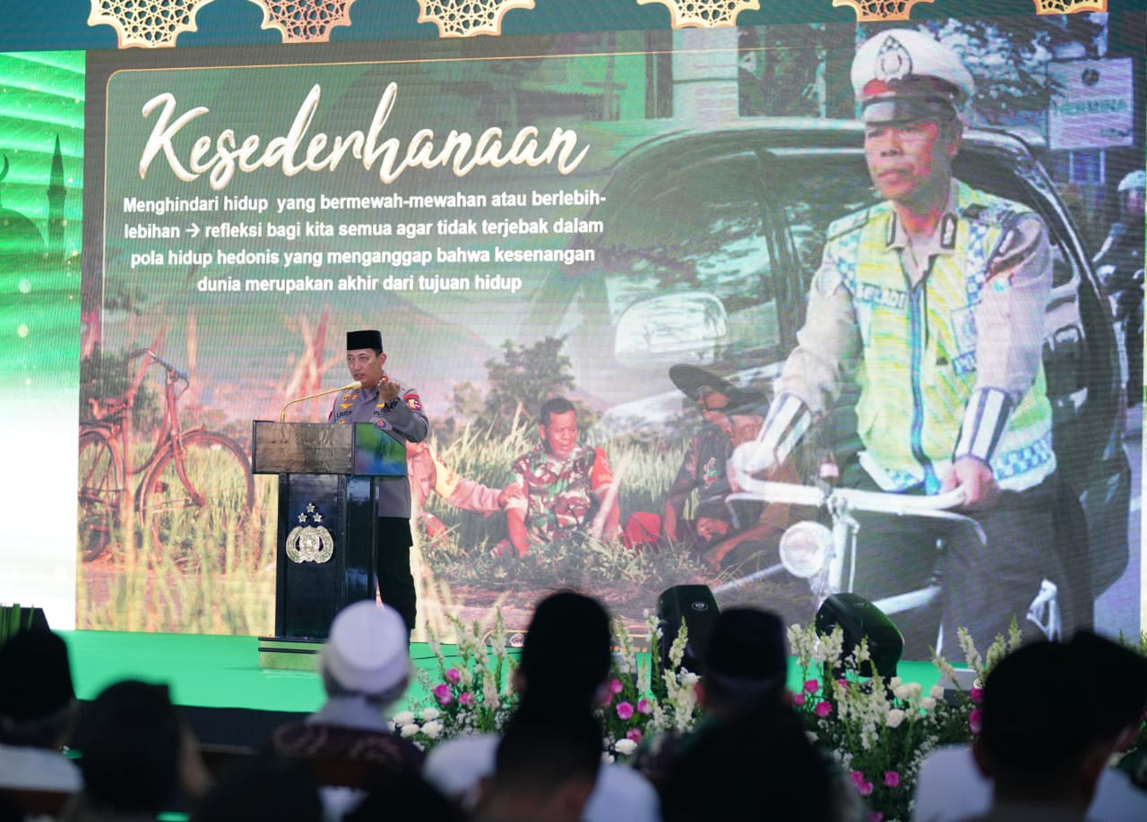 Peringati Maulid Nabi Muhammad SAW, Kapolri: Sinergitas Elemen Bangsa Wujudkan Persatuan 