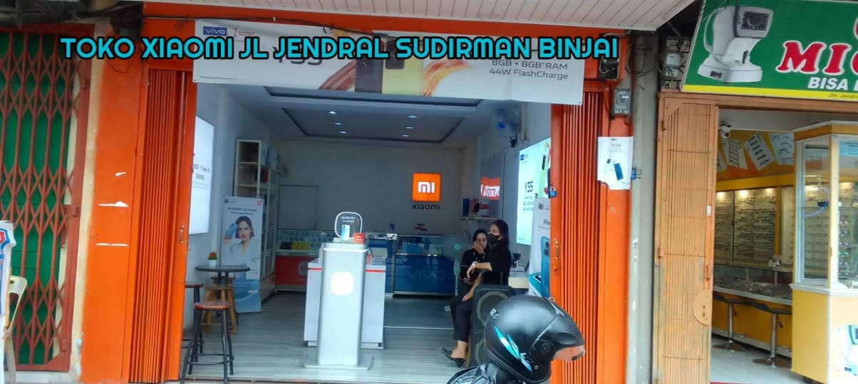 Dealer toko Xiaomi Authorized MI Shop Binjai diduga Tunggak pajak reklame.