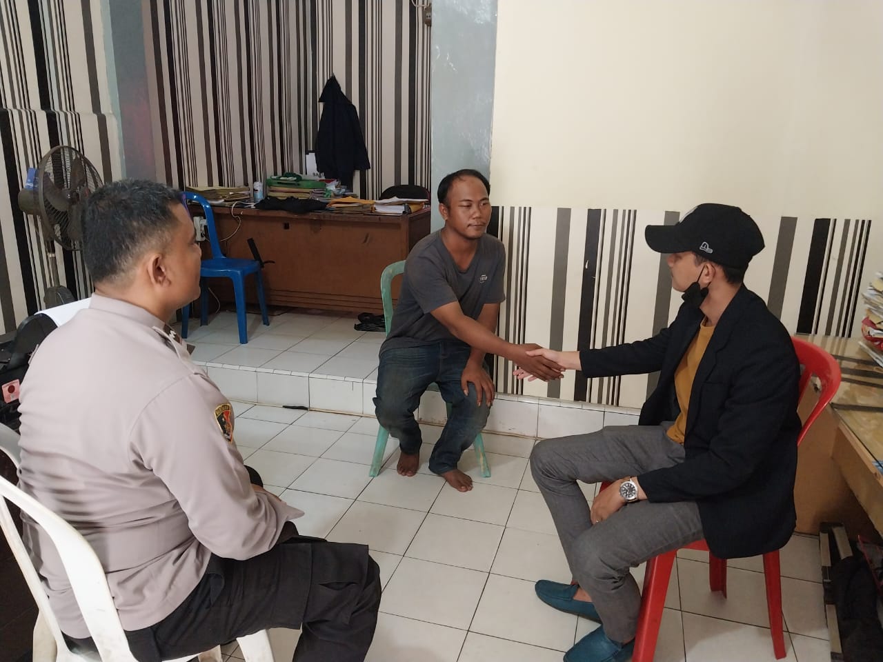 Polsek IB 1 Ambil Langkah RJ, Arif Sujud Syukur Dihadapan Penyidik