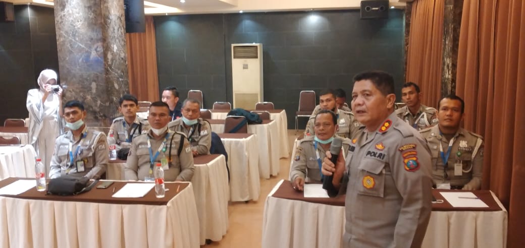 Workshop dengan Security PT PTC, Kasat Binmas Polrestabes Medan Ingatkan Bahaya Terorisme 