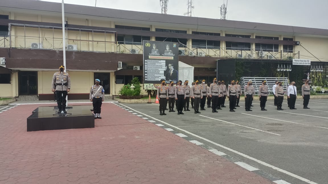 Pimpin Apel Pagi, Wakapolrestabes Medan Sampaikan Atensi Pimpinan 