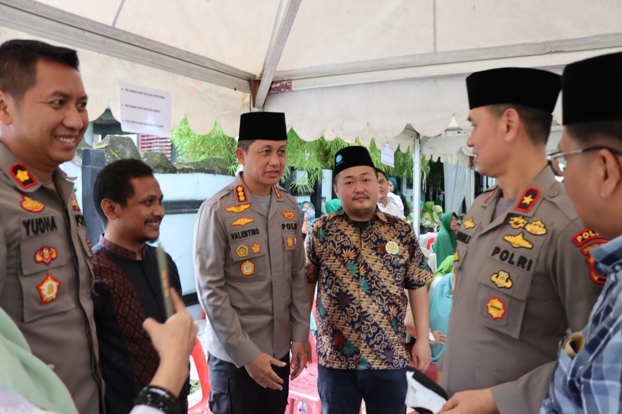 Kapolrestabes Medan Hadiri Happy Milad Majelis Ta’lim Halimah MTH ke-9 Tahun