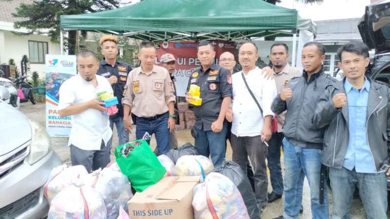 Tim Radar Bhayangkara Indonesia Peduli Gempa Cianjur, Berbagi untuk Solidaritas Kemanusiaan