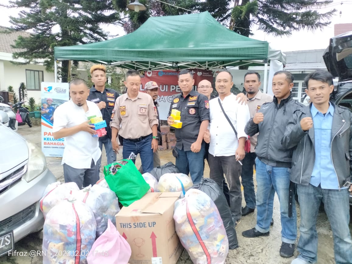 Tim Radar Bhayangkara Indonesia Peduli Gempa Cianjur, Berbagi untuk Solidaritas Kemanusiaan