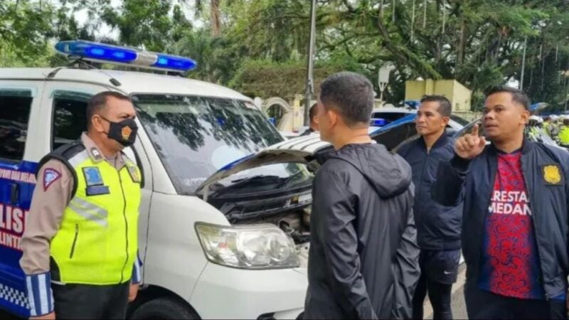 Kapolrestabes Medan Cek Kendaraan Dinas Mobil Personel Satlantas, Ini Tujuannya