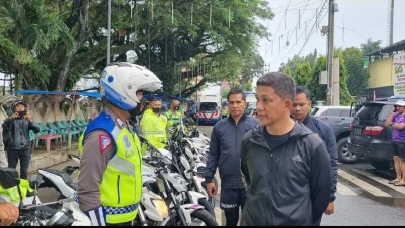 Kapolrestabes Medan Juga Cek Kendaraan Dinas Sepeda Motor Anggota Satlantas