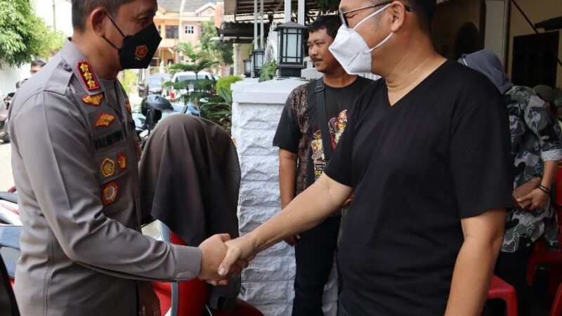 Sambangi Warga di Bumi Asri, Kapolrestabes Medan Minta Warga Jaga Kamtibmas 