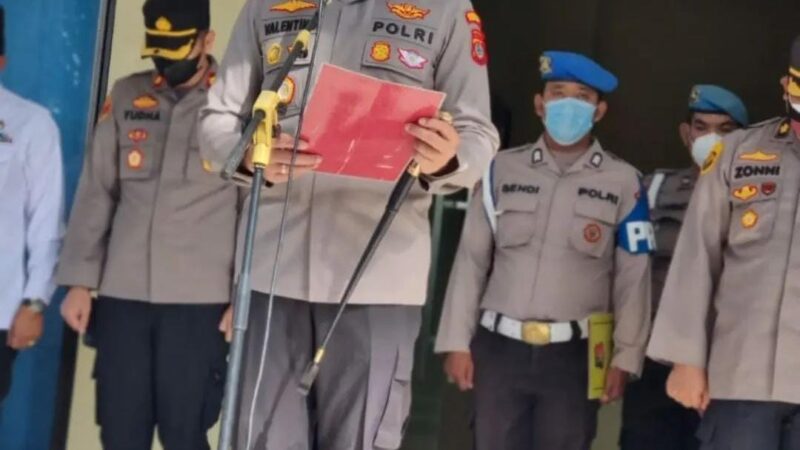 Kapolrestabes Medan Berikan Arahan kepada Personel Polsek Sunggal