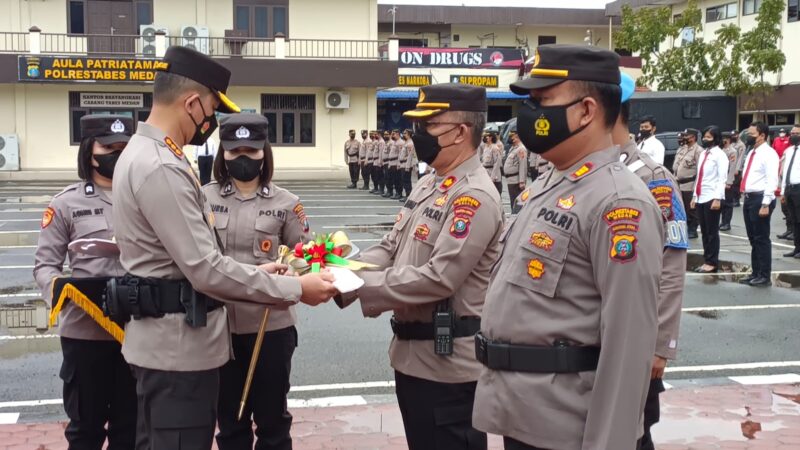 Kapolrestabes Medan Tekankan Kepada Anggota Waspada Teror Mako    