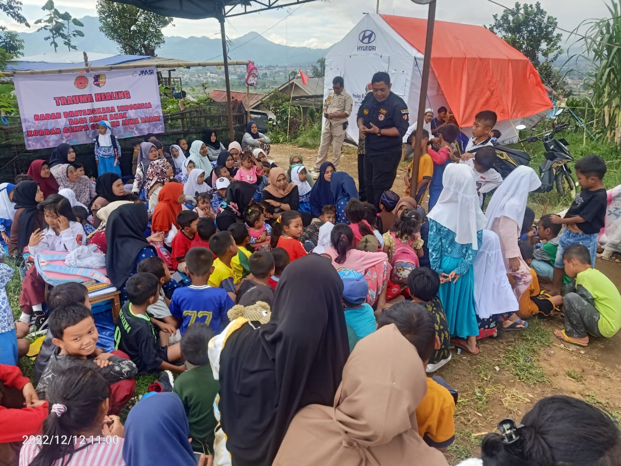 Trauma Healing Bagi Anak-anak Terdampak Gempa Cianjur Jawa Barat