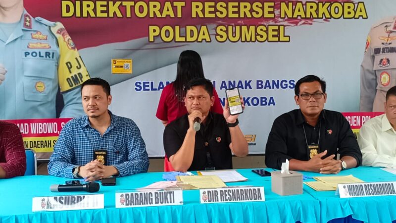 Berkat Aplikasi Banpol, Ditresnarkoba Polda Sumsel Tangkap Perawat Nyambi Jual Narkoba 