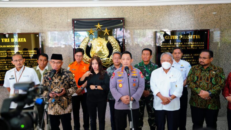 Rapat Lintas Sektoral Nataru, Kapolri Pastikan Wujudkan Rasa Aman Bagi Warga