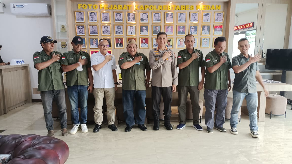 Audiensi ke Polrestabes Medan, PW Serikat Nelayan Nahdatul Ulama Perkenalkan Diri