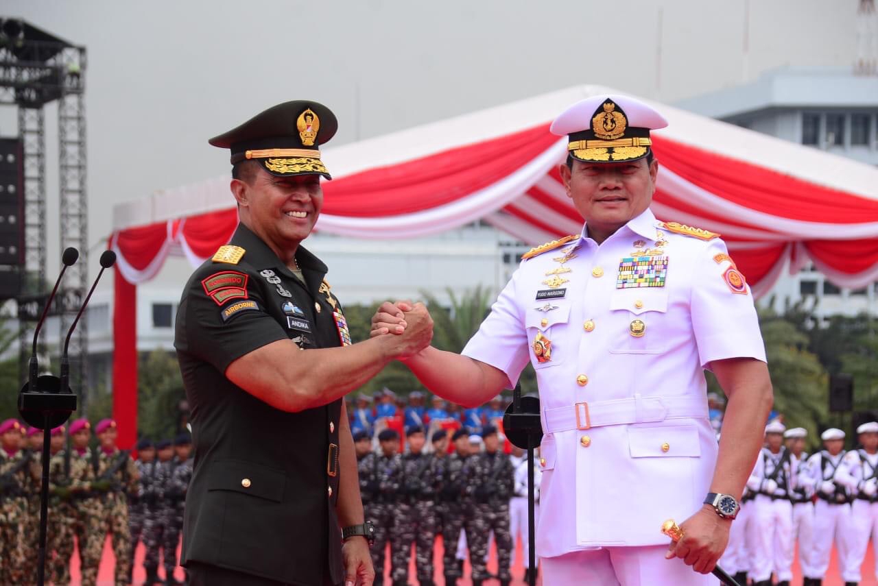 DANKORMAR HADIRI ACARA SERTIJAB PANGLIMA TNI 