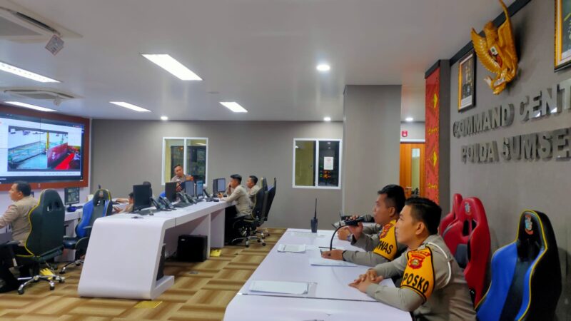 Bid Tik Polda Sumsel Siapkan Layanan Vicon Kepada Satgas Ops Lilin Musi 2022