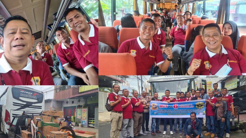 Keluarga Besar Pewarta Polrestabes Medan dan Pewarta.co Tour Wisata ke Merek