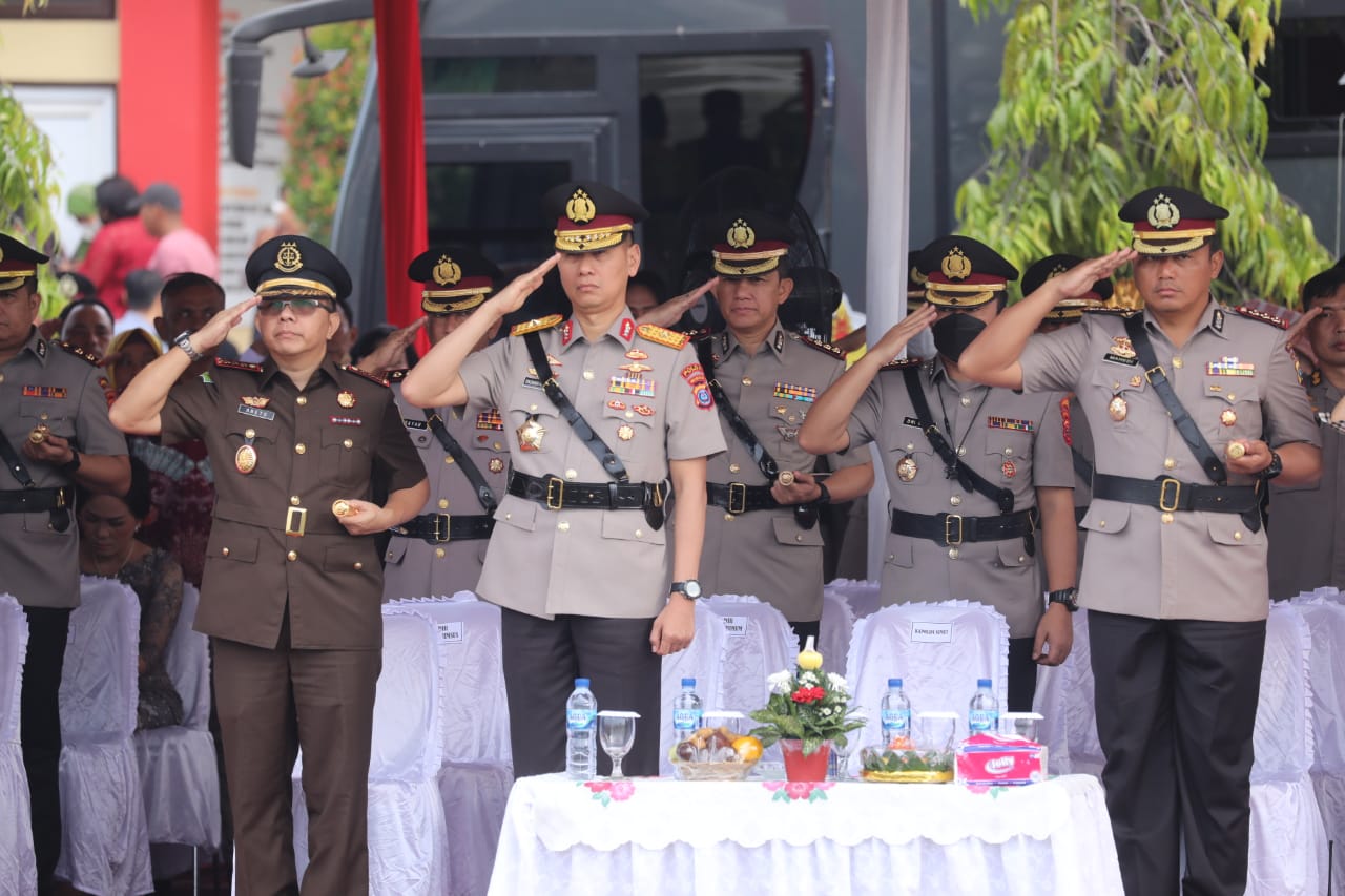 Kapolrestabes Medan Hadiri Penutupan Pendidikan dan Pembentukan Bintara Polri Gelombang II TA 2022