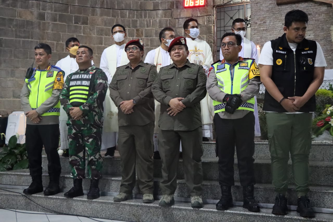 Kapolrestabes Medan Hadiri Tausiyah di Malam Akhir Tahun 