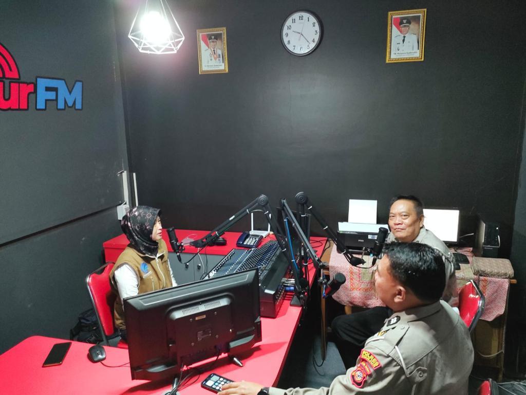 Unit Kamsel Sat Lantas Polres Cianjur Gelar Talk Show di RSPD Cianjur 