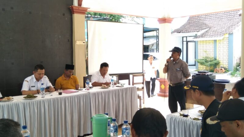 Korscam Kades Se Kabupaten Banyuwangi Kumpul di Pendopo Desa Aliyan
