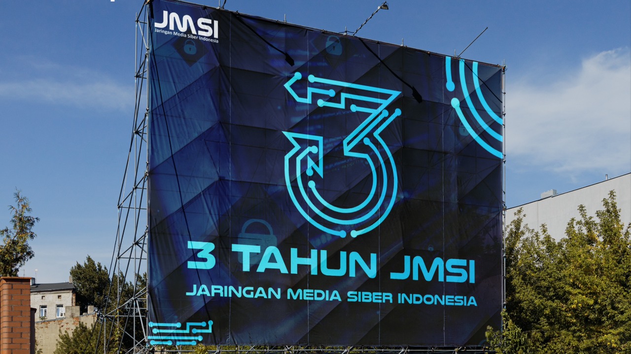 Gunakan Tipografi Nulshock, Inilah Karakter, Filosofi, dan Arti Logo HUT ke-3 JMSI