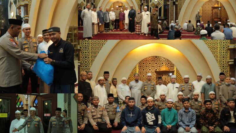 Wakapolda Sumut Irjen Pol. Dr. Dadang Hartanto, S.H., S.I.K., M.Si terus melakukan gerakan Safari Ibadah Subuh Berjemaah di masjid yang ada di Kota Medan.