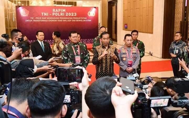 Sampaikan Arahan pada Rapim TNI-Polri, Presiden: Harus Samakan Visi