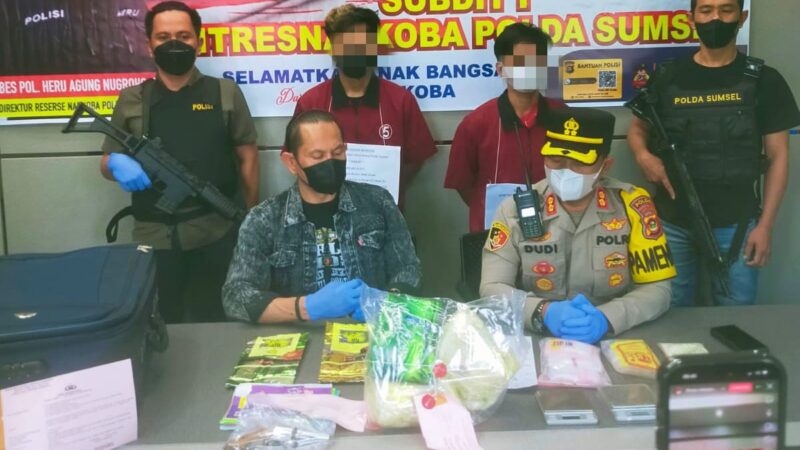 Bandar Narkoba Ditangkap, 3 Kg Sabu dan 1 Senpira Diamankan 