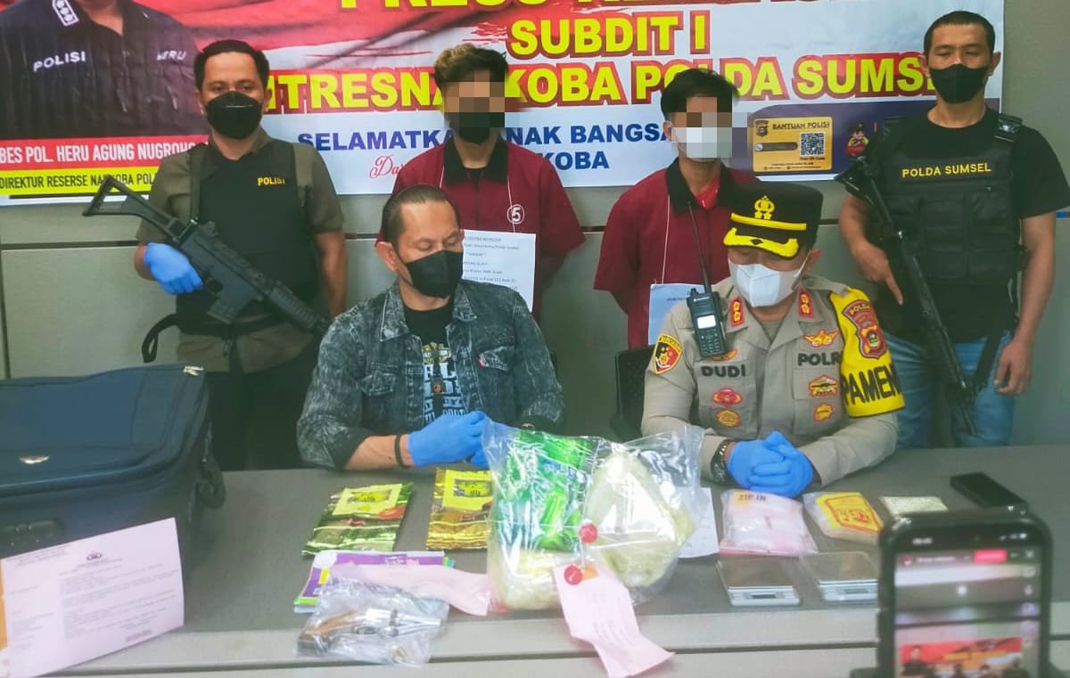 Bandar Narkoba Ditangkap, 3 Kg Sabu dan 1 Senpira Diamankan 