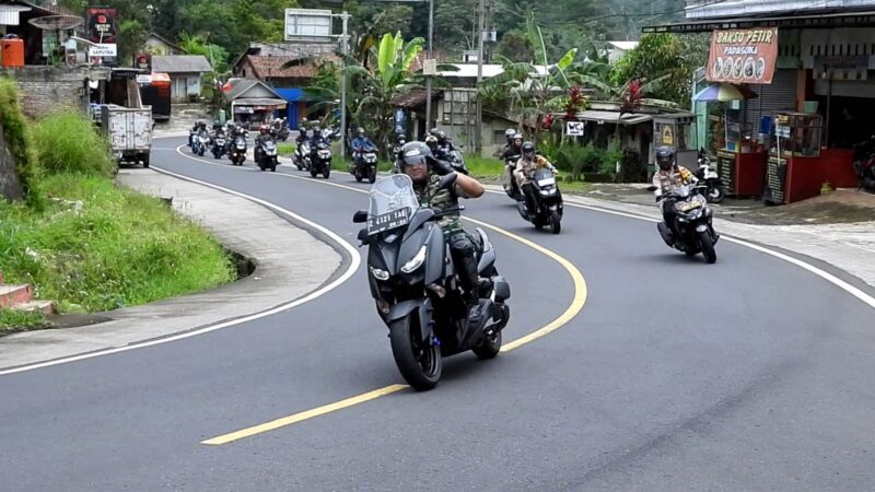 Kodim 0613/Ciamis Gelar Touring Bersama Forkopimda Sambil Berpatroli di Wilayah