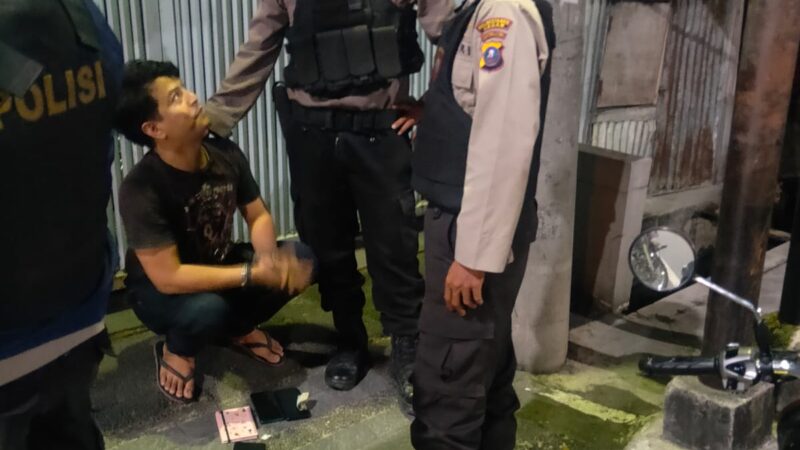 Kedapatan Bawa Satu Paket Sabu, Warga Petisah Ditangkap Tim Patroli Presisi Sat Samapta Polrestabes Medan