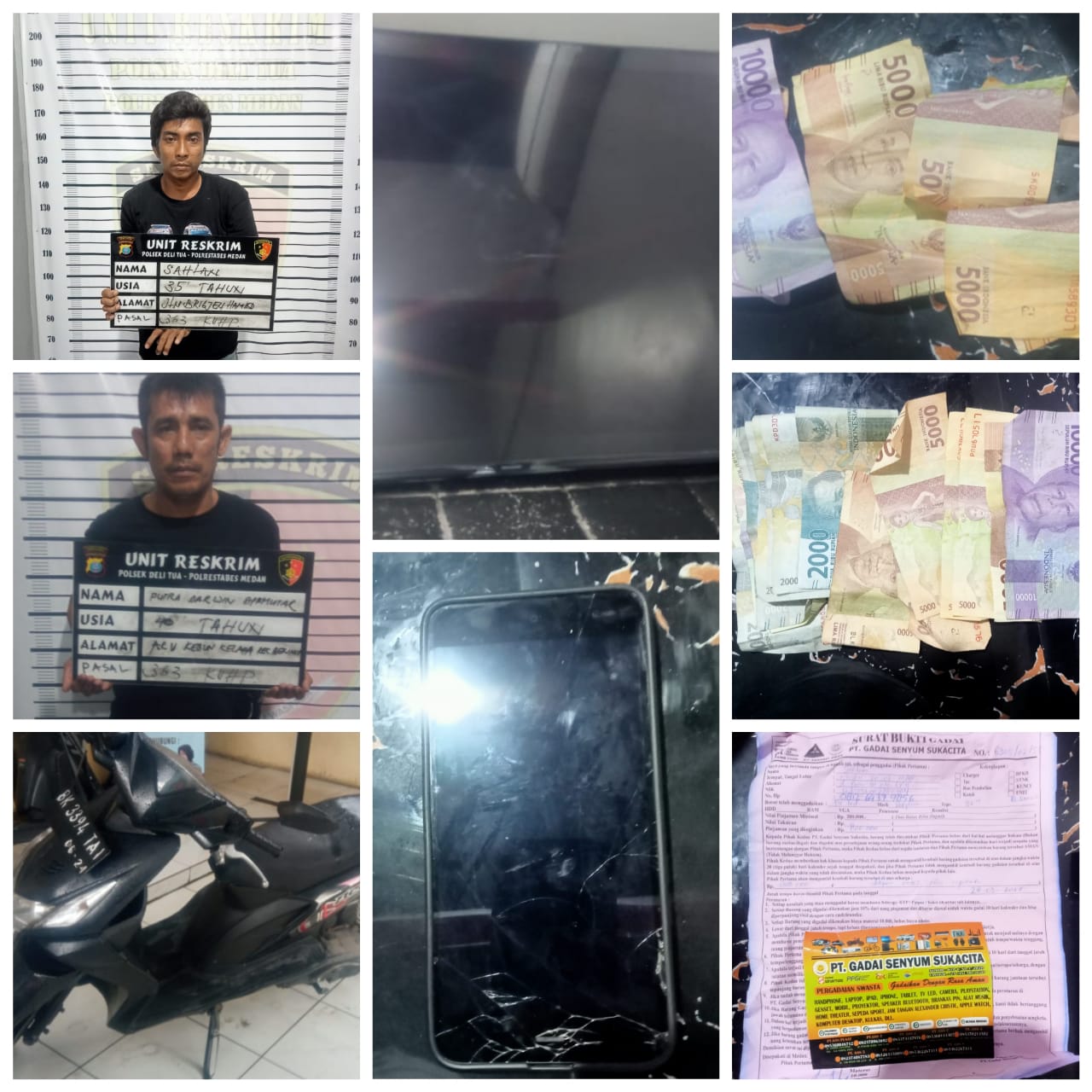 Unit Reskrim Polsek Delitua, Berhasil Mengungkap Kasus Pencurian Bongkar Rumah
