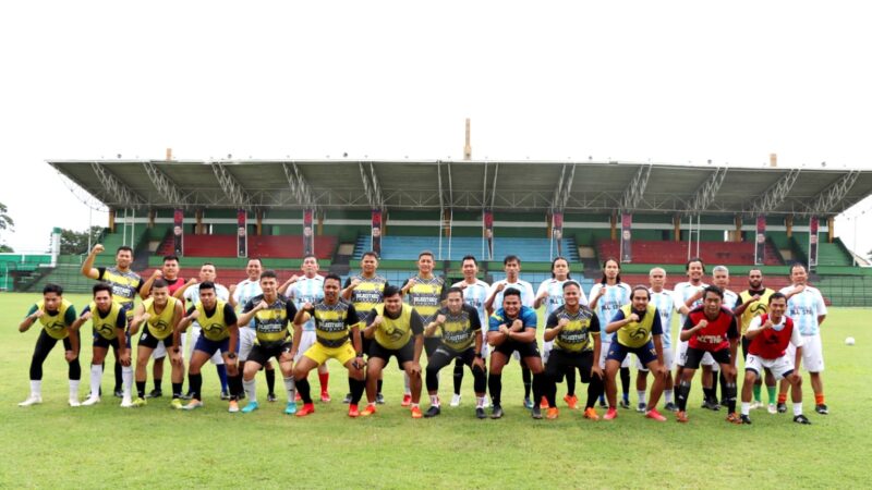 Pertandingan Persahabatan, Polrestabes Medan Menang Lawan Jurnalis All Star Skor 6-5 