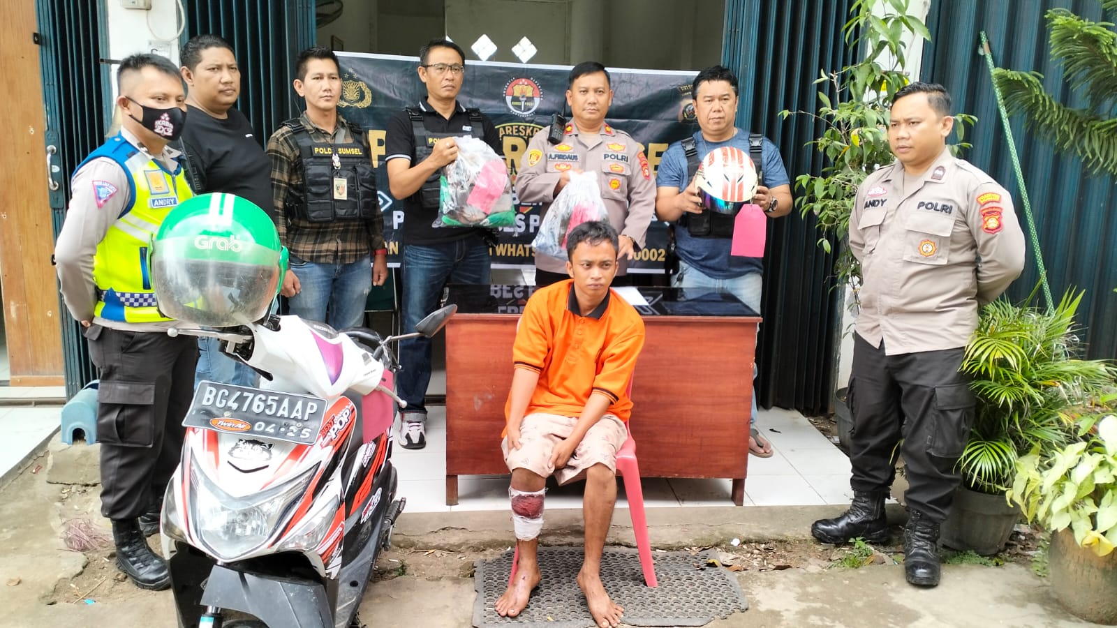 Kurang dari 24 Jam Pelaku Pembunuhan Berhasil Diringkus Reskrim SU I Palembang