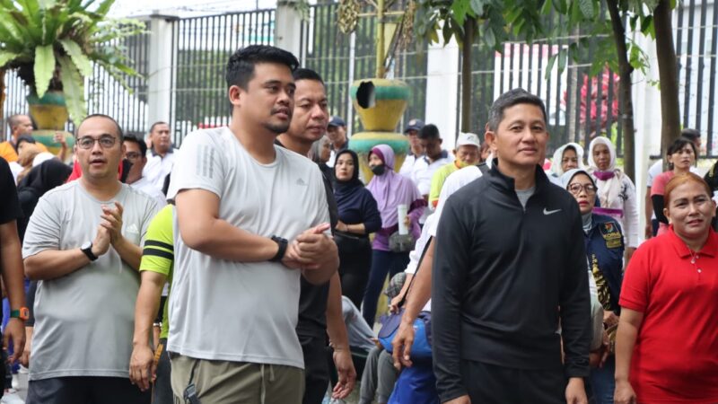 Kapolrestabes Medan Hadiri Giat Pemko Medan di Gedung Wali Kota