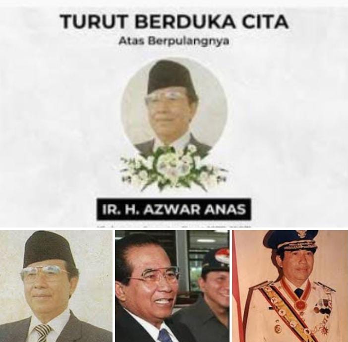 Azwar Anas Meninggal Dunia, Mantan Menteri Orde Baru Sempat Bergabung dengan Militer. Simak Biodata nya 