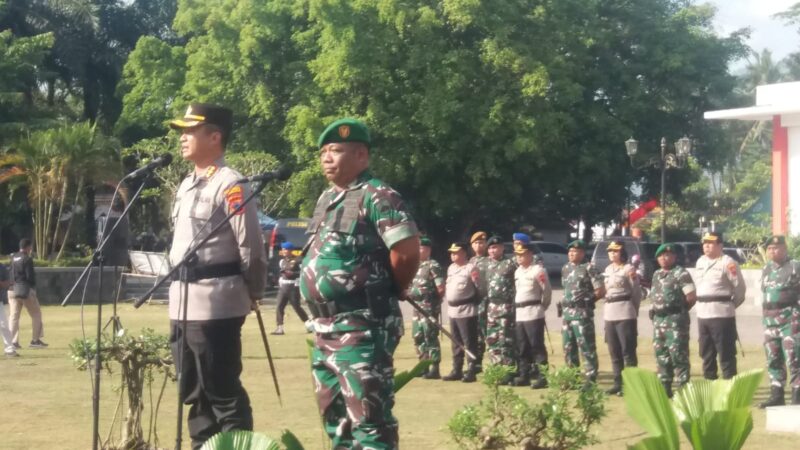 Polresta Magelang Apel Jam Pimpinan Sinergitas TNI-Polri Se Eks Wilayah Kedu