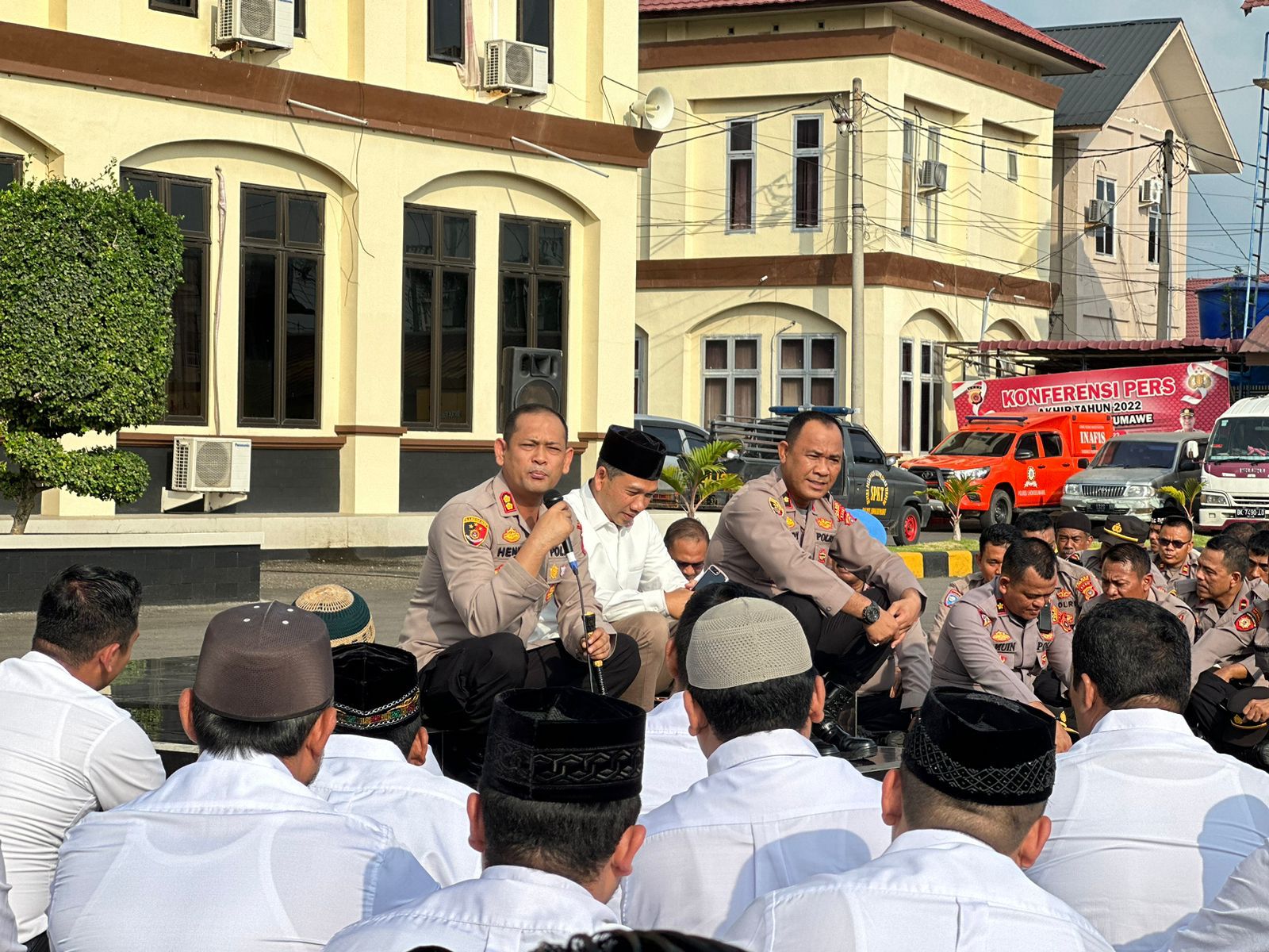 Bapak Kapolres Lhokseumawe Pimpin Apel Tahrib Ramadhan, Ini Pesannya Kepada Personil