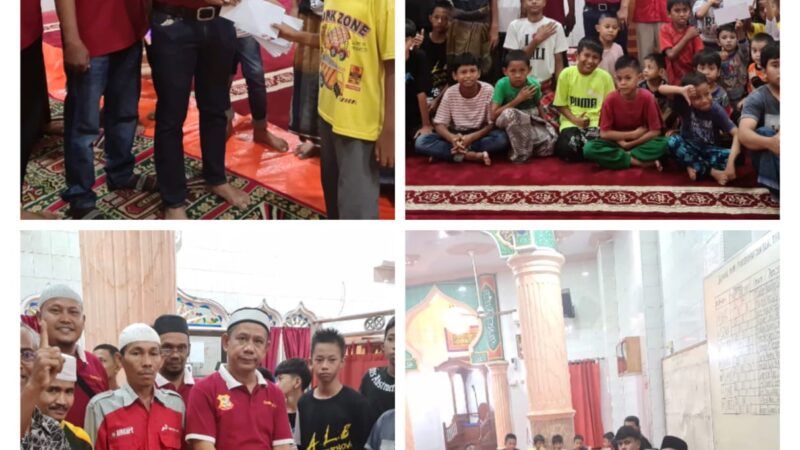 Jalin Silaturahmi, Ketua Pewarta Gelar Buka Puasa Bersama di Masjid Rahmat dan Santuni Anak Yatim