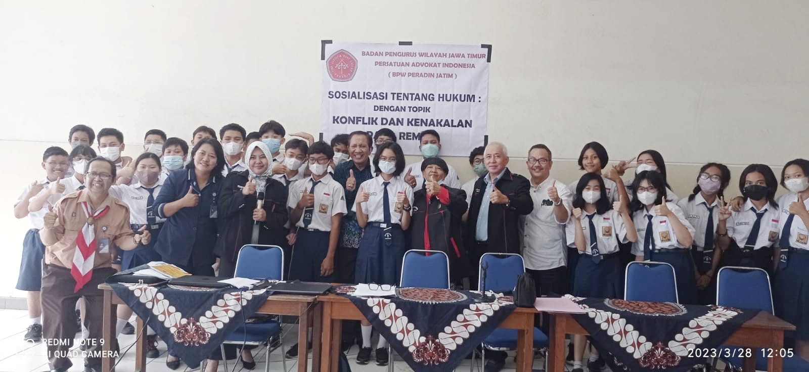 Cegah Penyalahguna Narkoba PERADIN BPW Jatim Gelar Edukasi Bahaya Narkoba Para Remaja