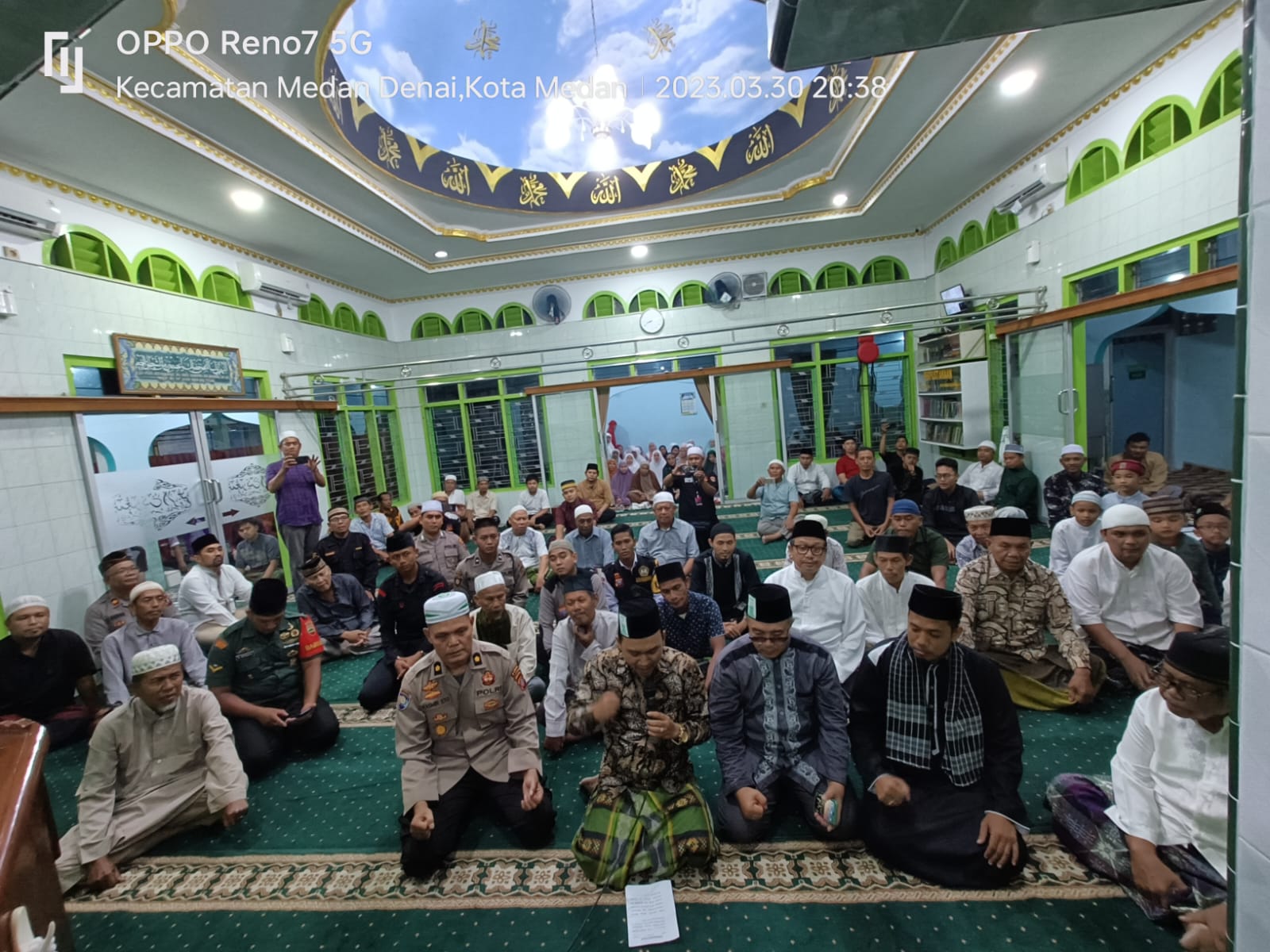 Safari Ramadhan Ar-Raudhah Polda Sumut Disambut Antusias Jemaah Mesjid Baiturrahim 