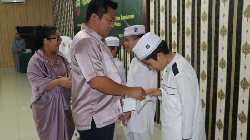 Deninteldam I / BB Memberikan Santunan Kepada Anak Yatim Piatu di Bulan Ramadhan 1444 H” Tahun 2023.