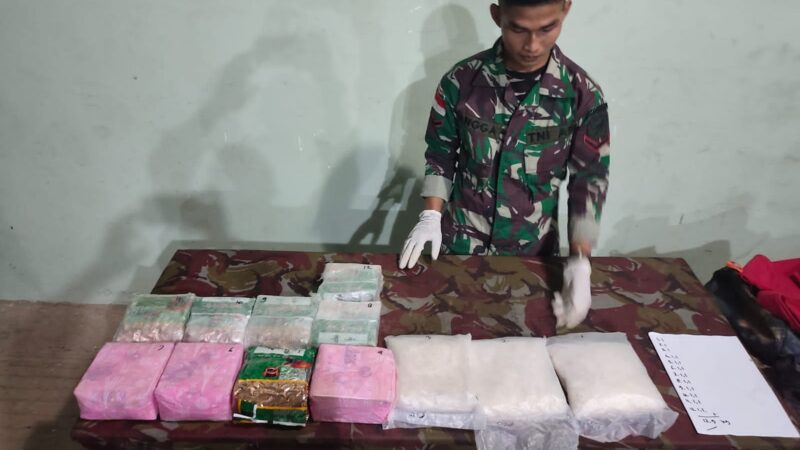 Perang terhadap narkoba, Kodam XII /TPR kembali gagalkan 12,9 Kg Sabu.