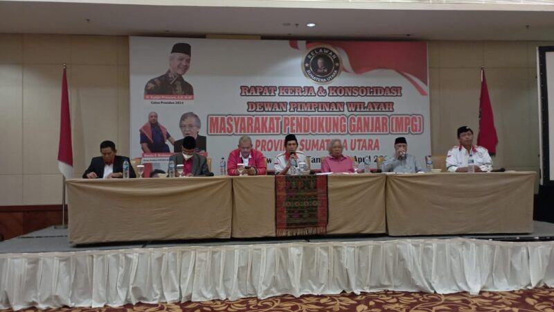 MPG Sumut Siap Realisasikan Masyarakat Pendukung Ganjar Capres 2024